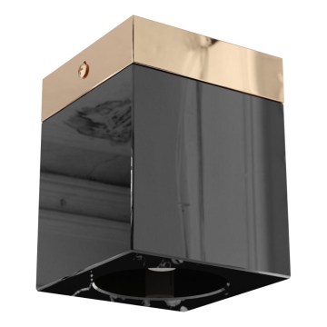Open Design OR86300 - CUBO spotlámpa 1xG9/8W/230V fekete/rózsaarany
