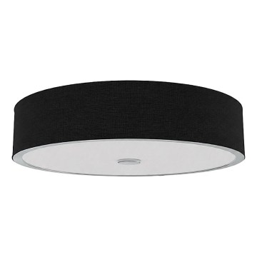 Open Design OR86560 - Mennyezeti lámpatest ZALINDRO 4xE27/15W/230V átm. 54,5 cm fekete/fényes króm