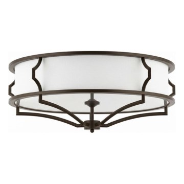 Open Design OR86607 - Mennyezeti lámpa STESSO 4xE27/12W/230V átm. 65 cm barna