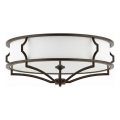 Open Design OR86614 - Mennyezeti lámpatest STESSO 6xE27/12W/230V Ø 85 cm barna