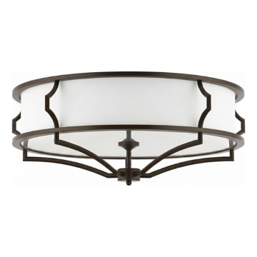 Open Design OR86614 - Mennyezeti lámpatest STESSO 6xE27/12W/230V Ø 85 cm barna