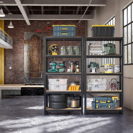 ORDIFY polcos szekrény, fekete