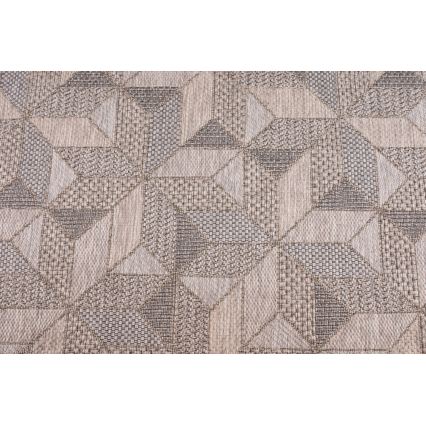 ORIA kültéri szőnyeg 70x140 cm szürke/bézs
