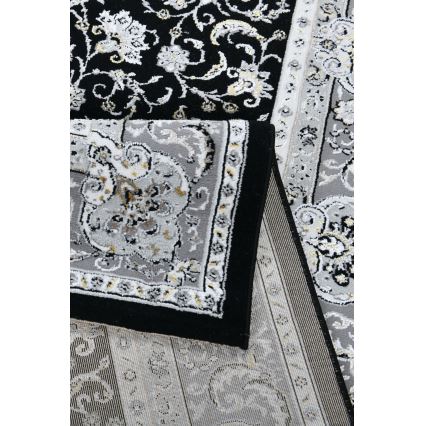 Orientális szőnyeg GRECE 120x170 cm 2150 g/m2 fekete/szürke/fehér