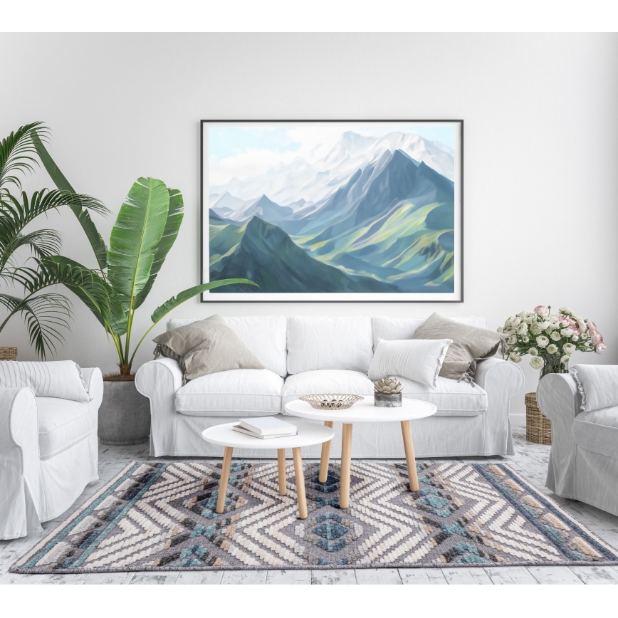 Orientális szőnyeg NEPAL 200x280 cm kék/szürke