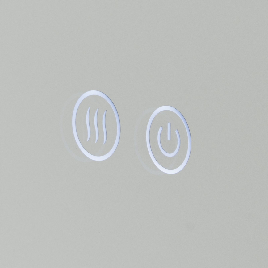 LED Fürdőszobai fűtött falra szerelhető tükör háttérvilágítással FOCUS LED/25W/230V 3000/4200/6000K átm. 60 cm IP44