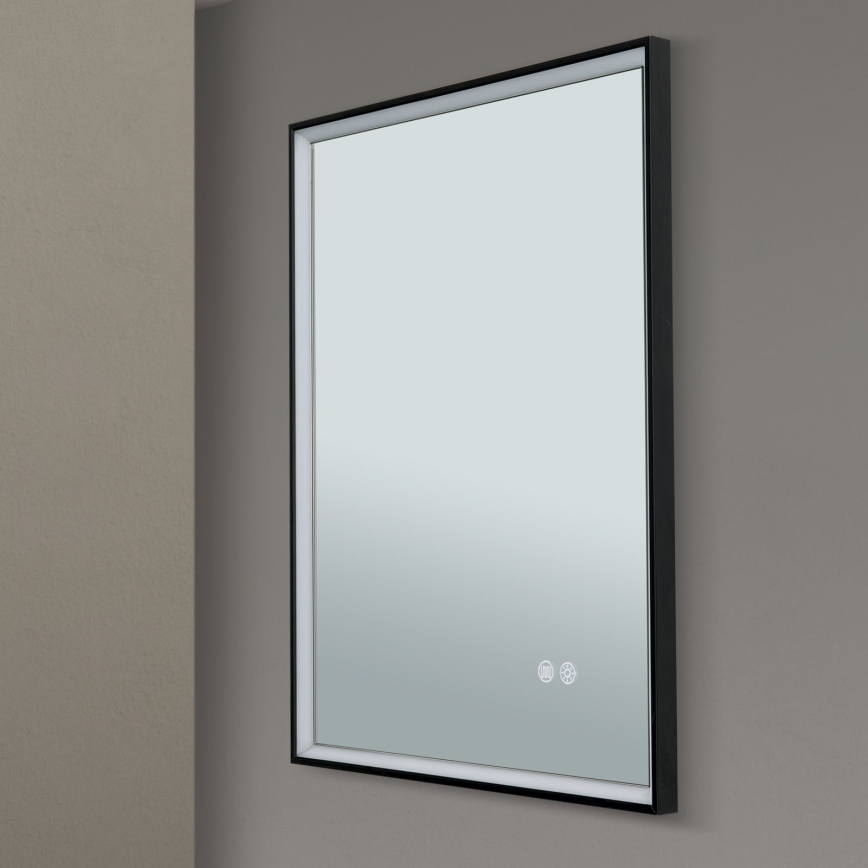 LED fürdőszobai fűtött falitükör háttérvilágítással FRAME LED/48W/230V 3000/4000/6000K 60x45 cm IP44