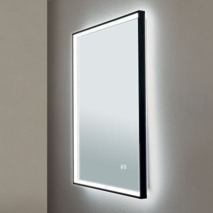 LED Fürdőszobai fűtött falra szerelhető tükör háttérvilágítással FRAME LED/48W/230V 3000/4000/6000K 60x45 cm IP44