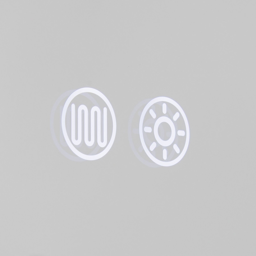 LED Fürdőszobai fűtött falra szerelhető tükör háttérvilágítással FRAME LED/48W/230V 3000/4000/6000K 60x45 cm IP44