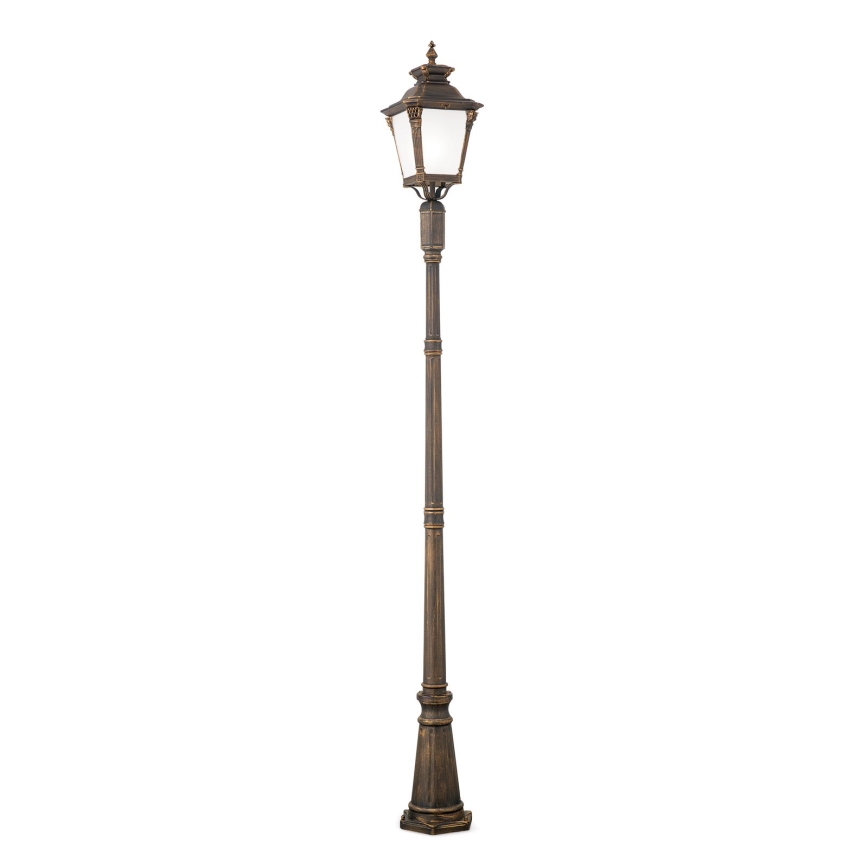 AIKO kültéri lámpa 1xE27/60W/230V 240 cm IP23 bronz/patina