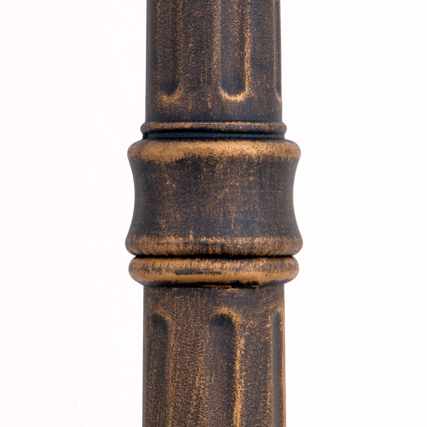 AIKO kültéri lámpa 1xE27/60W/230V 240 cm IP23 bronz/patina