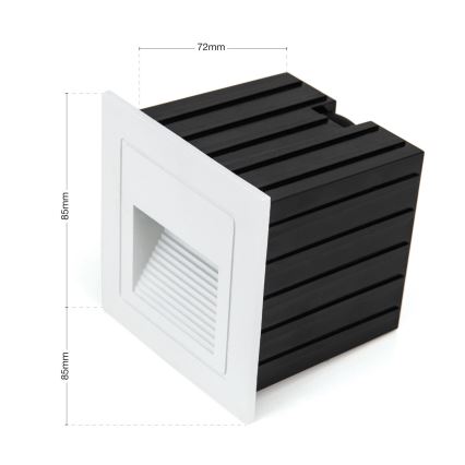 Beépíthető LED lámpa LORO LED/2W/230V IP65 fehér