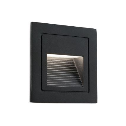 Beépíthető LED lámpa LORO LED/2W/230V IP65 fekete