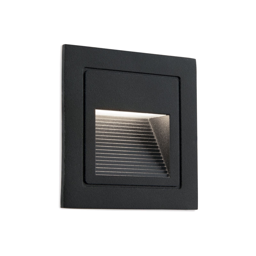 Beépíthető LED lámpa LORO LED/2W/230V IP65 fekete