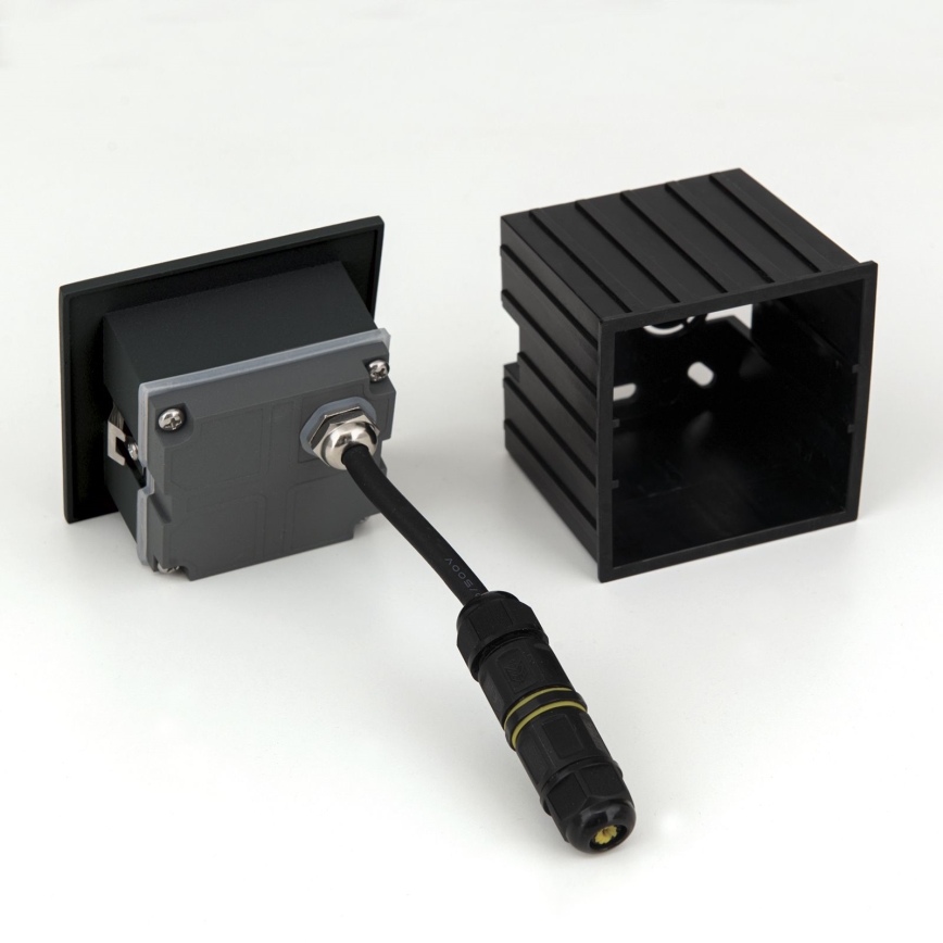 Beépíthető LED lámpa LORO LED/2W/230V IP65 fekete