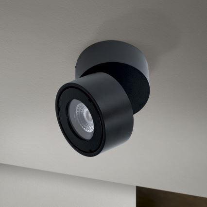 LED állítható fényerejű fürdőszobai spotlámpa HARVEY LED/15W/230V IP65 fekete