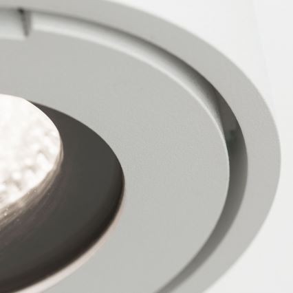 LED állítható fényerejű fürdőszobai spotlámpa HARVEY LED/15W/230V IP65 fehér