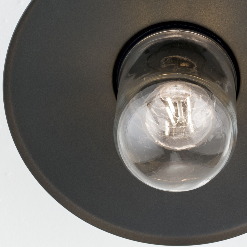 Kültéri felületre szerelhető csillár EDWARD 1xE27/60W/230V IP44 antracit
