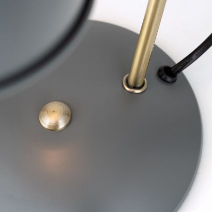 Asztali lámpa FEDRA 1xE14/40W/230V szürke/sárgaréz