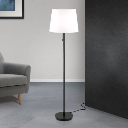 Állólámpa LUDWIG 1xE27/40W/230V fehér/fekete