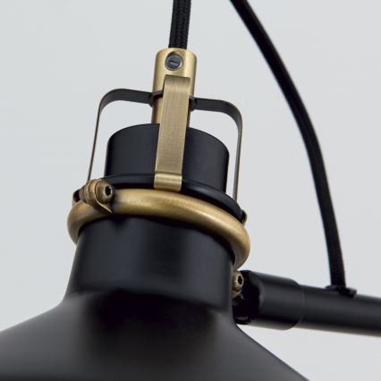 Állólámpa SCHILLER 1xE27/40W/230V fekete/bronz