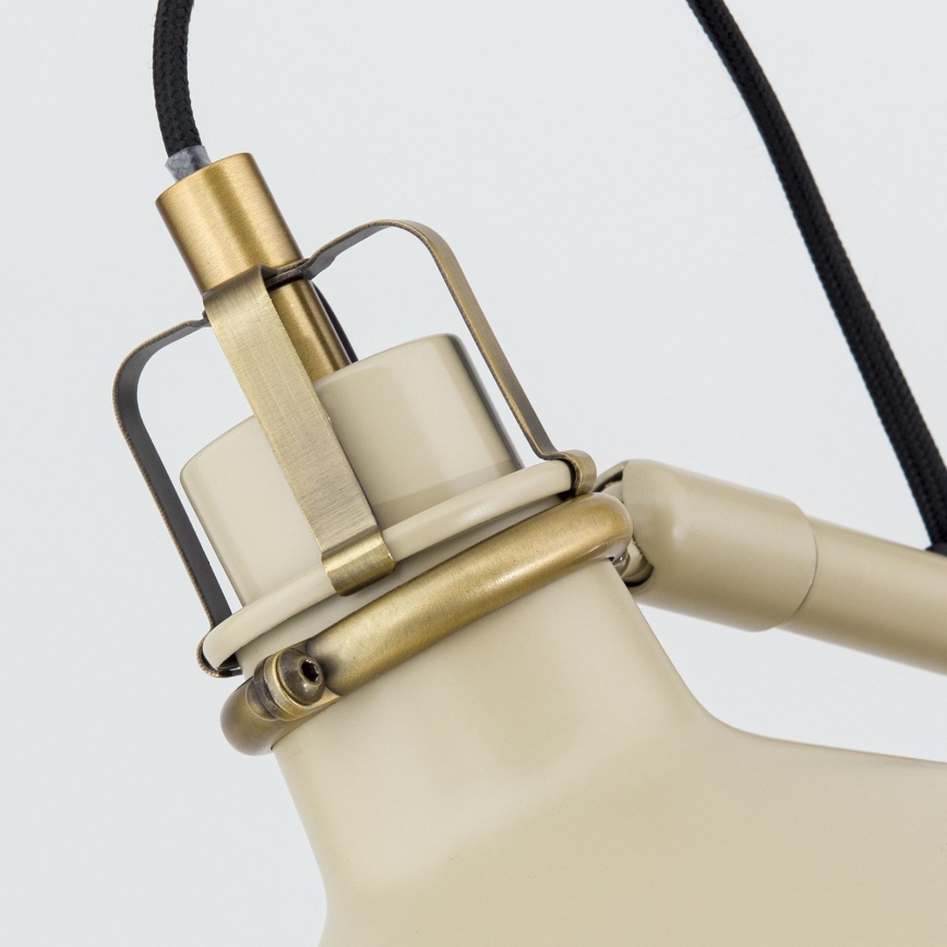 Állólámpa SCHILLER 1xE27/40W/230V krémes/bronz