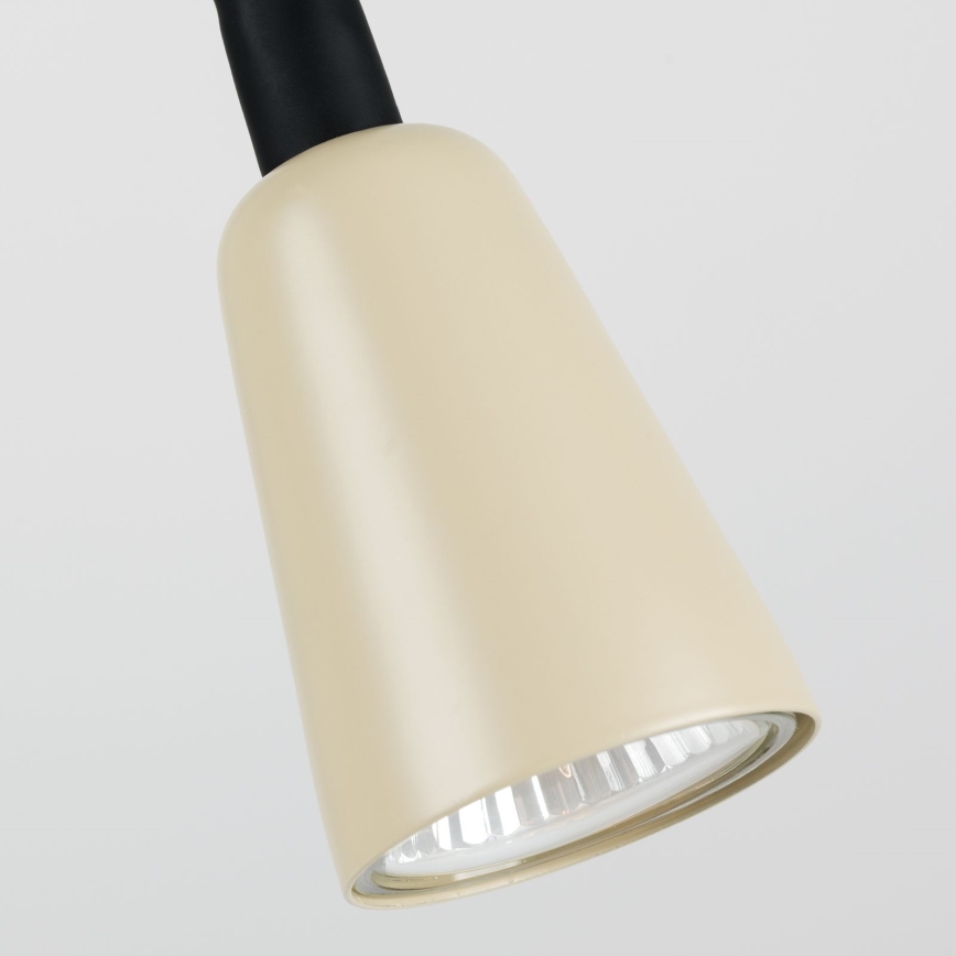 Fényerőszabályozható, flexibilis asztali lámpa DOTTY 1xGU10/10W/230V, bézs/fekete