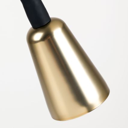 Dimmelhető, hajlítható asztali lámpa DOTTY 1xGU10/10W/230V fekete/sárgaréz