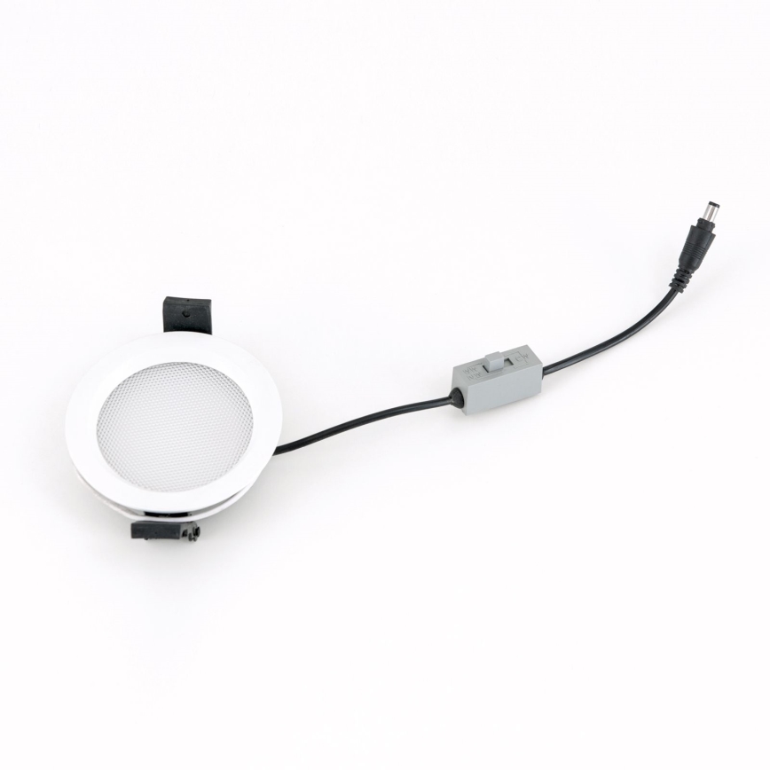 LED Dimmelhető fürdőszobai beépíthető mennyezeti lámpa OFFICE LED/15W/230V 3000/4000/6000K átm. 14 cm UGR19 IP44 fehér