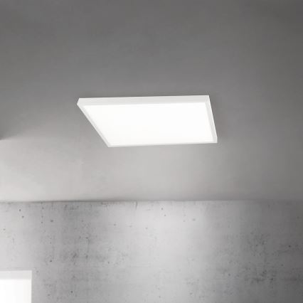 Fényerőszabályozható DISC mennyezeti LED lámpatest 46W/230V 2700/3000/4000K 59x59 cm fehér