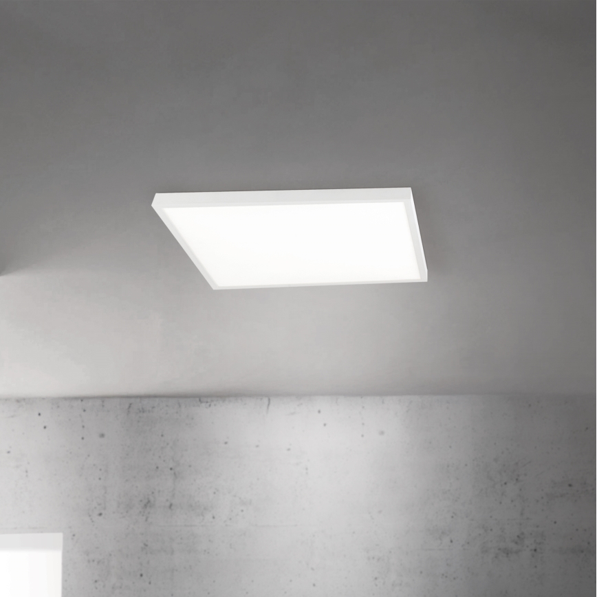 Fényerőszabályozható DISC mennyezeti LED lámpatest 46W/230V 2700/3000/4000K 59x59 cm fehér