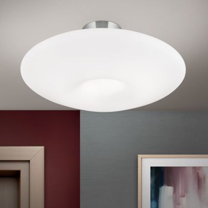 Mennyezeti lámpa BLANC 2xE27/60W/230V átm. 49 cm matt króm