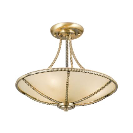 Csillár rúdon MAURO 3xE27/60W/230V átm. 42 cm bronz