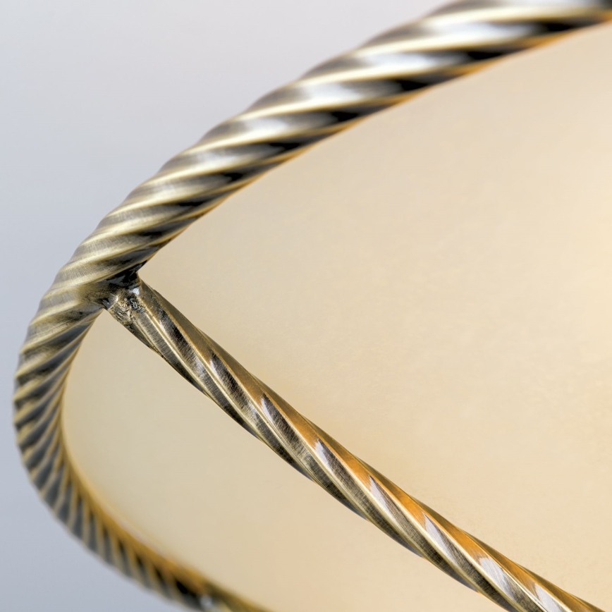 Csillár rúdon MAURO 3xE27/60W/230V átm. 42 cm bronz