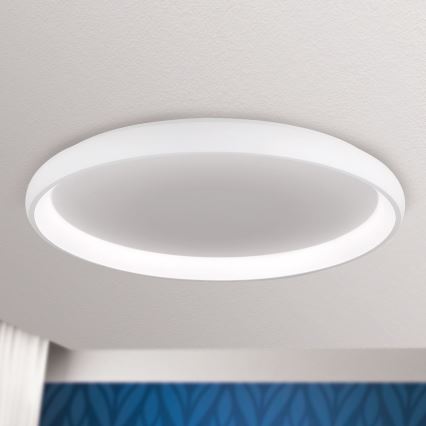 LED Fényerőszabályozható mennyezeti lámpa VENUS LED/85W/230V átm. 81 cm fehér