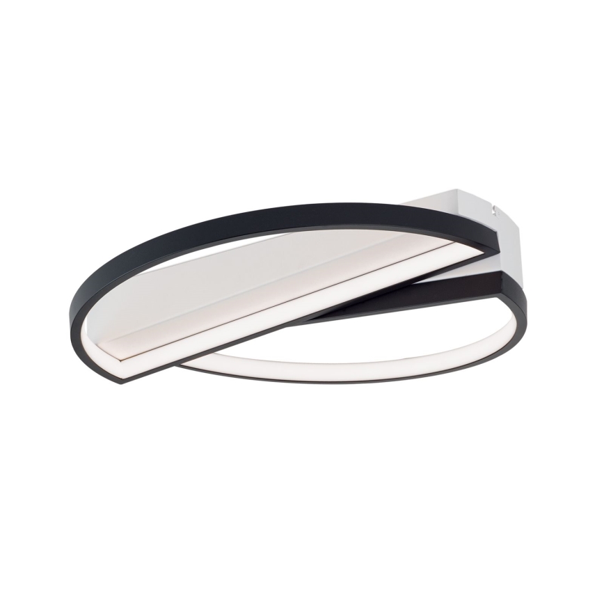 LED Fényerőszabályzós mennyezeti lámpa OLGA LED/28W/230V fekete/fehér