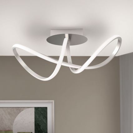 LED Dimmelhető felületre szerelhető csillár CIRCUS LED/30W/230V matt króm