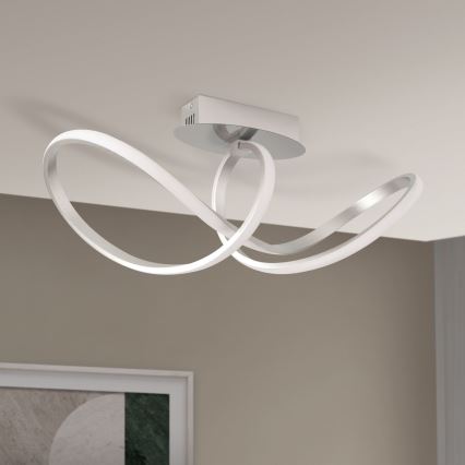 LED Dimmelhető felületre szerelhető csillár CIRCUS LED/30W/230V matt króm