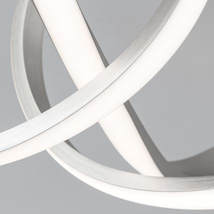 LED Dimmelhető felületre szerelhető csillár CIRCUS LED/30W/230V matt króm