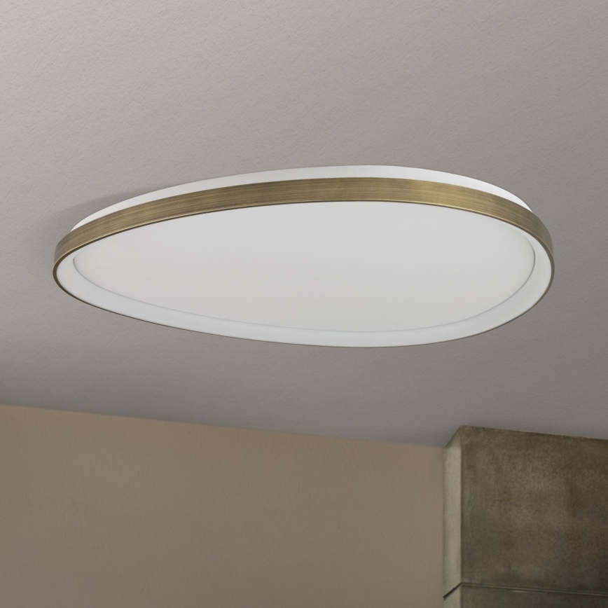 LED Mennyezeti lámpa CHARLIE LED/72W/230V átm. 80 cm arany