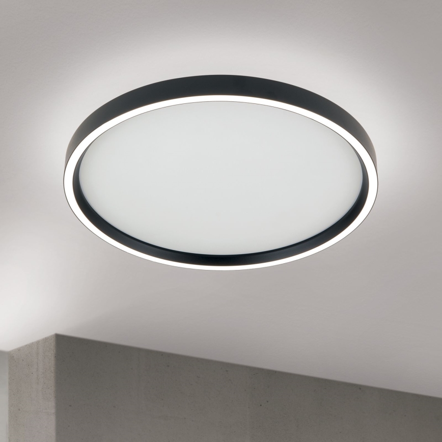 LED Dimmeres mennyezeti lámpa MASCA LED/36W/230V 2700/3350/4000K átm. 40 cm fekete