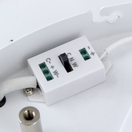 LED Dimmeres mennyezeti lámpa MASCA LED/36W/230V 2700/3350/4000K átm. 40 cm fekete