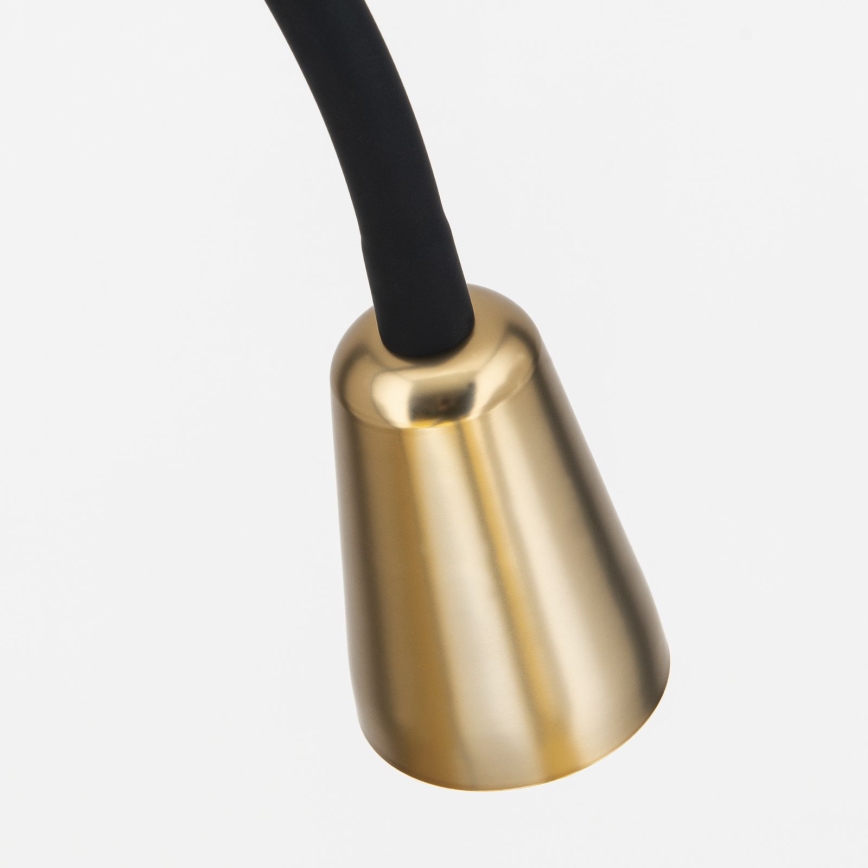 DOTTY hajlítható állólámpa 1xGU10/10W/230V fekete/sárgaréz