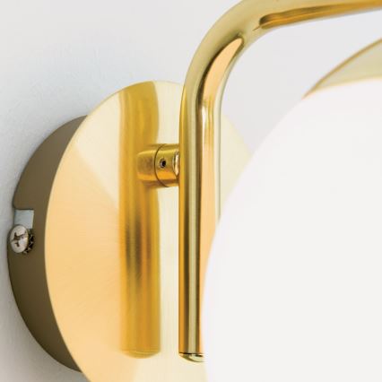 MADIS fali lámpa 1xE14/40W/230V, arany