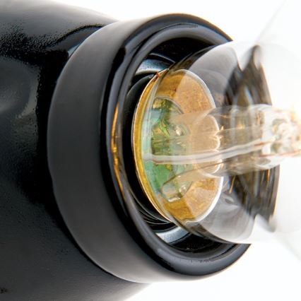 Fali lámpatest FROST 1xE27/60W/230V fekete