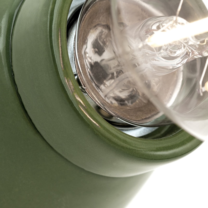 Fali lámpa FROST 1xE27/60W/230V zöld