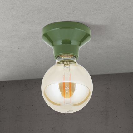 FROST mennyezeti lámpa 1xE27/60W/230V zöld