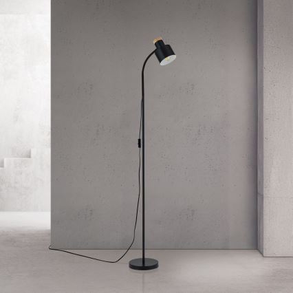 GILI állólámpa 1xE27/40W/230V fekete