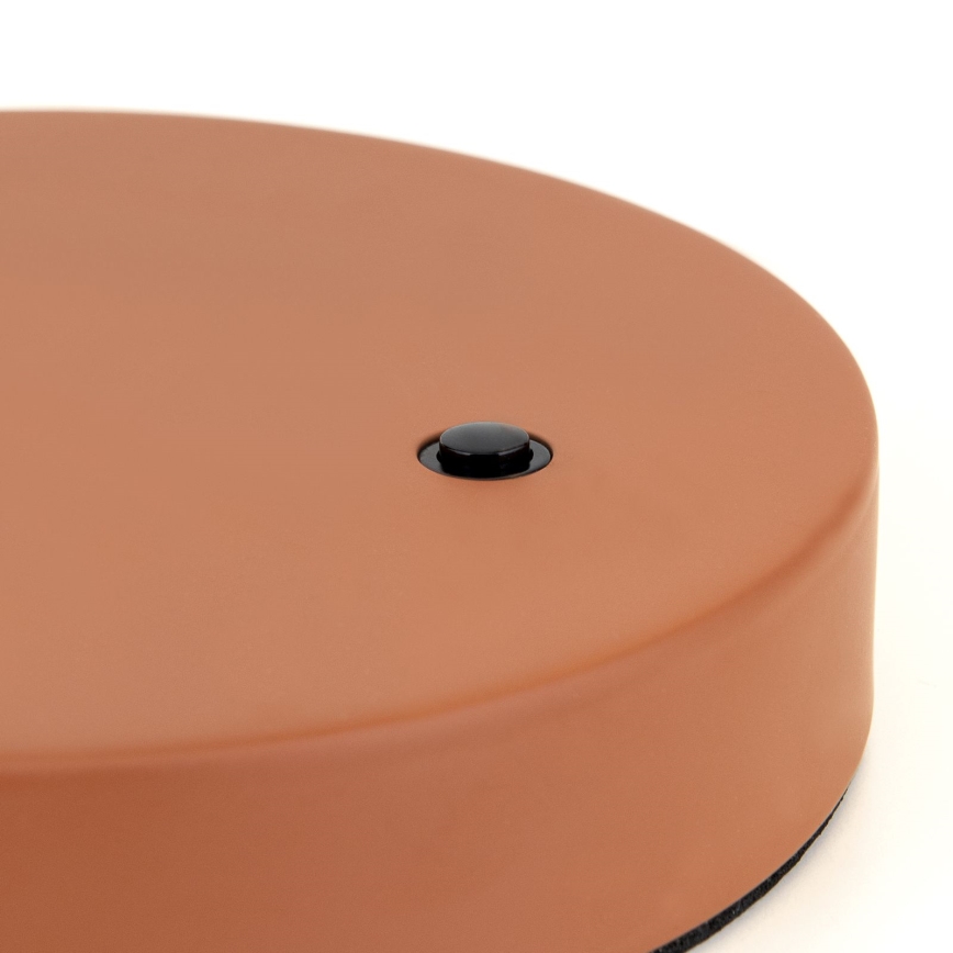 Téglaszínű GILI asztali lámpa 1xE27/40W/230V