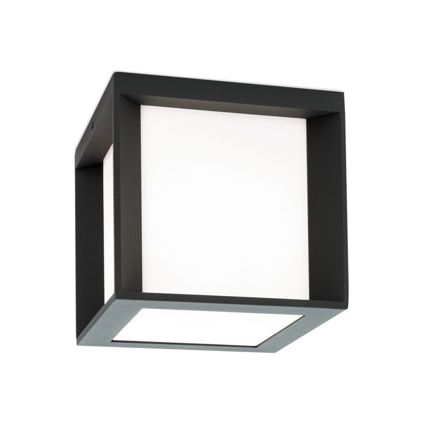 HENRY kültéri lámpatest 1xE27/15W/230V 16x16 cm IP44 antracit